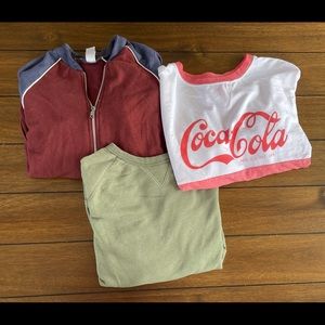 Bundle of 3 sweatshirts S-M